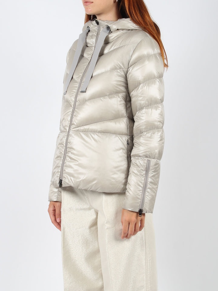 Nylon short down jacket