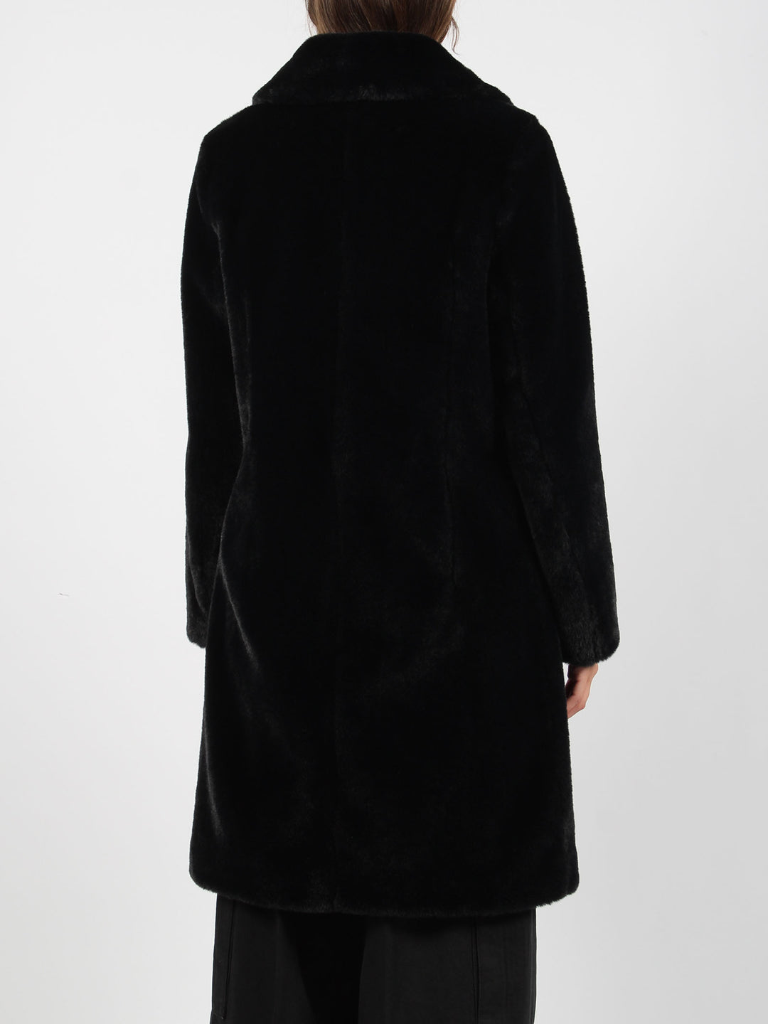 Eco-fur mid coat