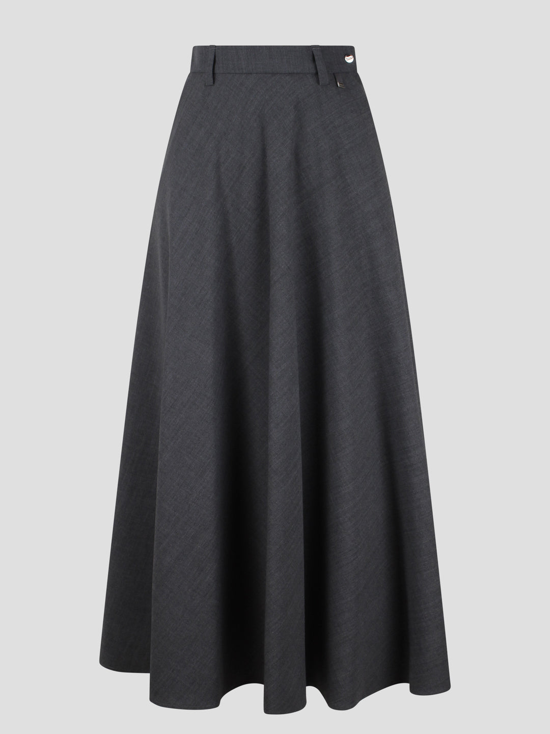 Jersey wool skirt