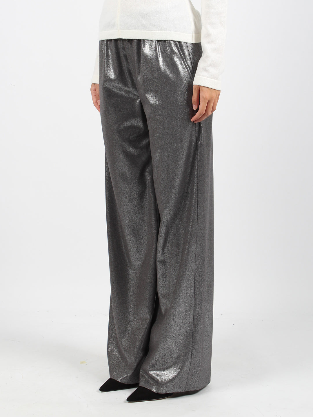 Laminated trousers