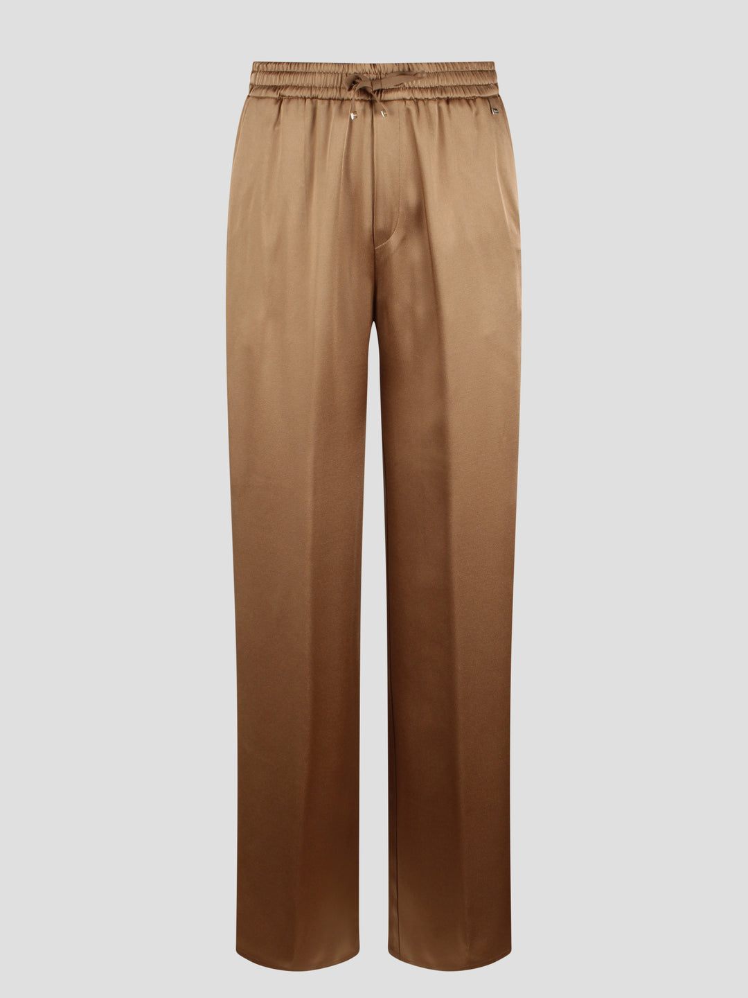 Fluid satin trousers