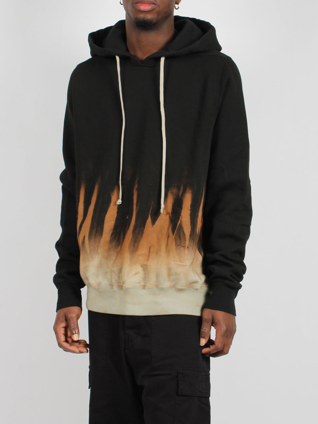 Oversized sun flame hoodie