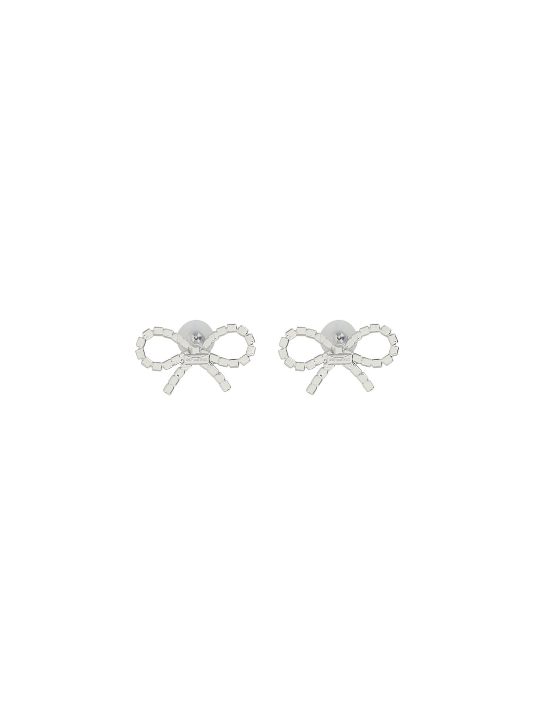 MINI BOW CRYSTAL EARRINGS