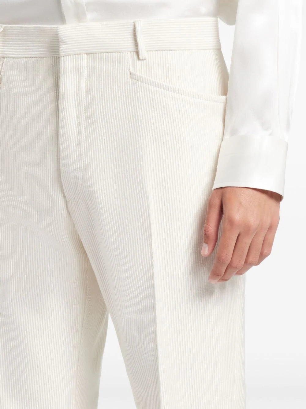 Ribbed trousers