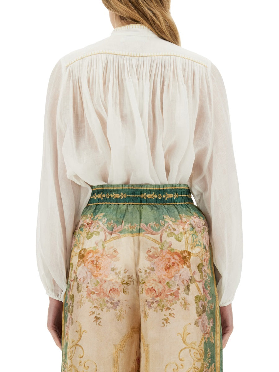 Zimmermann Shirts - Ivory | 424ebfb2e858fe92e6686713bf62a55dbaaceccb