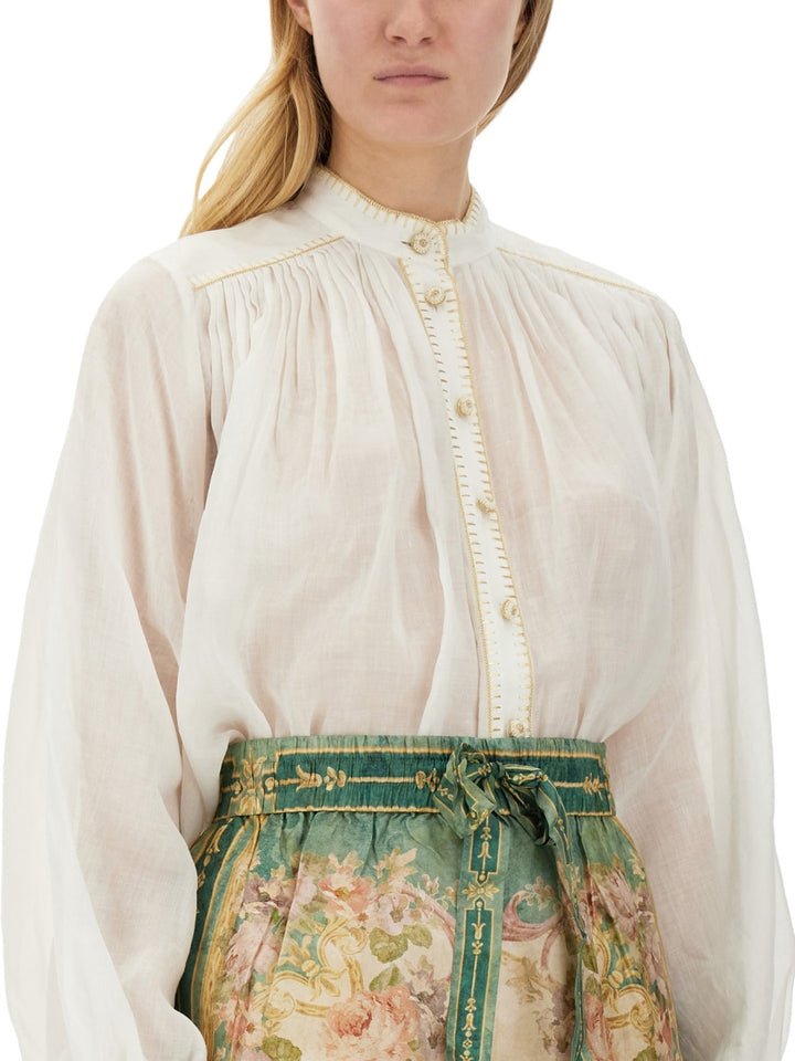Zimmermann Shirts - Ivory | 62e3fb45fa902581f5225de9bf1b61d6ead24627