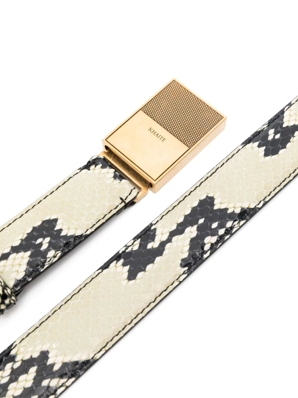 snakeskin effect belt