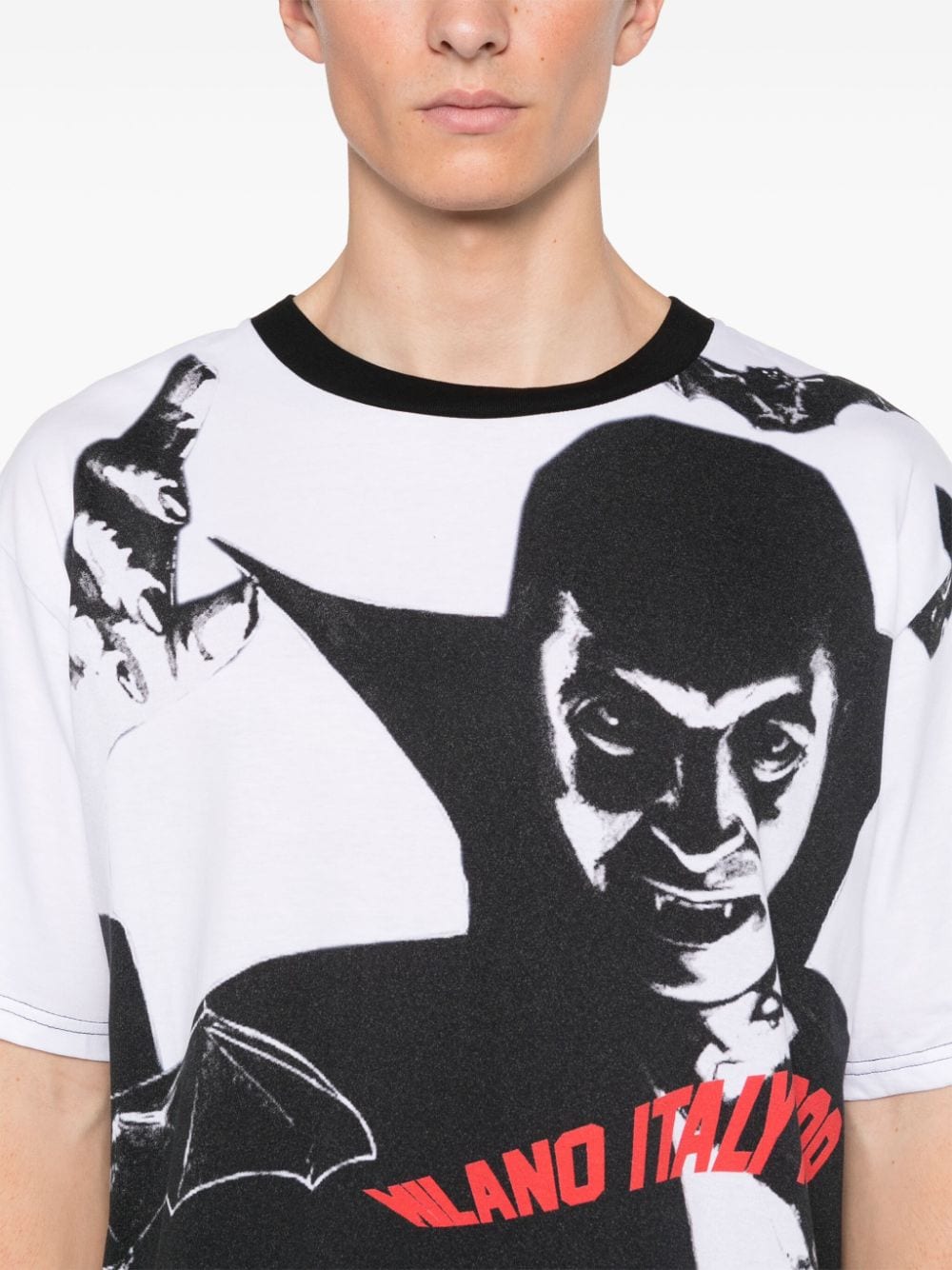 T-shirt with Dracula print