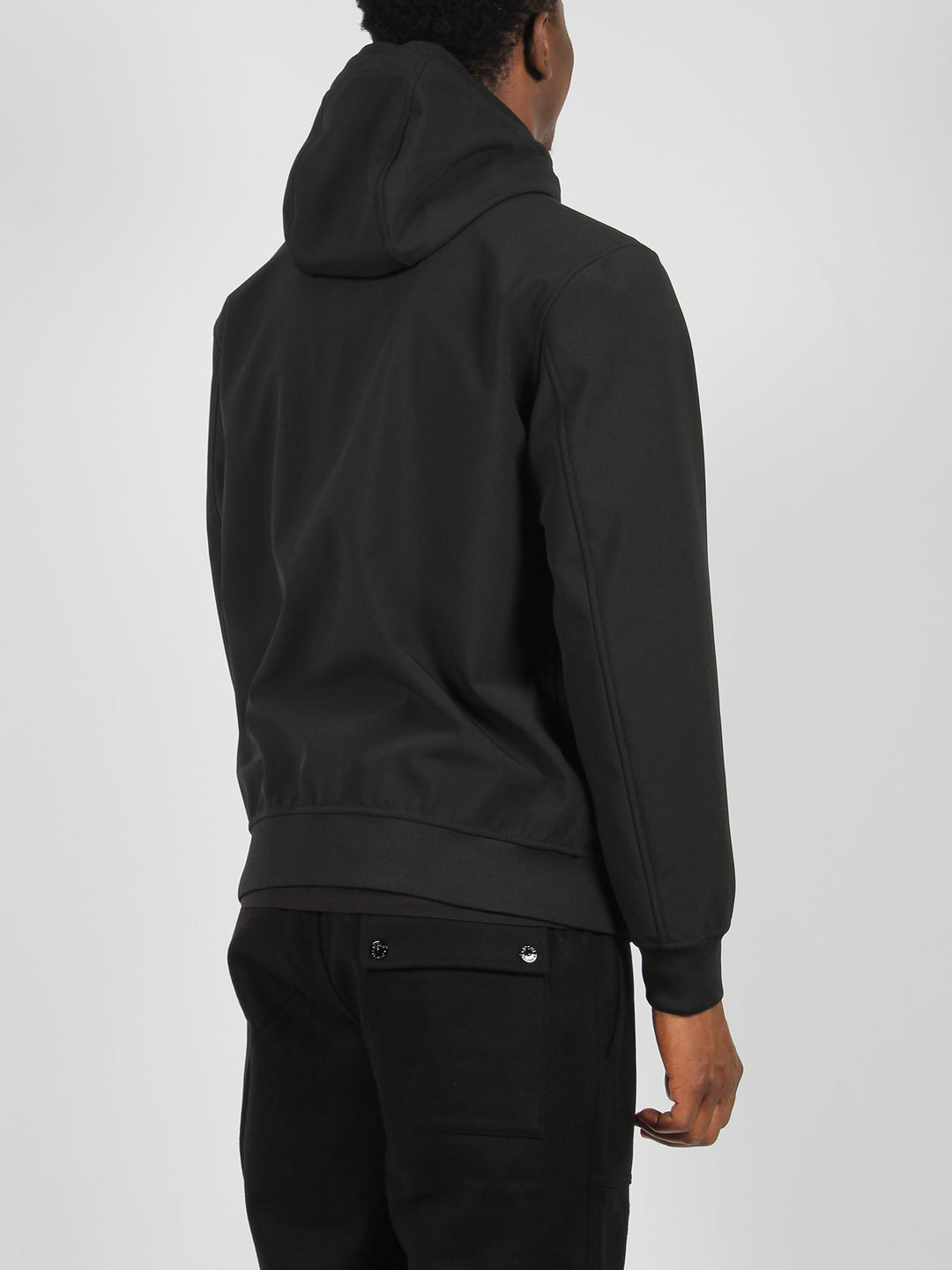 Soft shell- technology hooded jacket