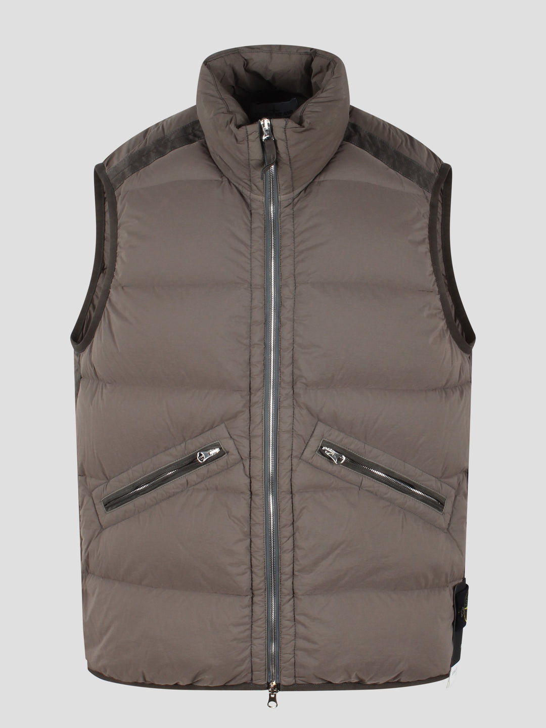 Seamless tunnel nylon down gilet