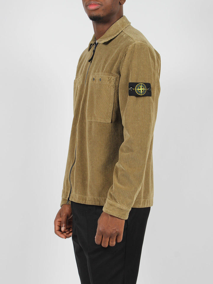 Organic cotton corduroy overshirt