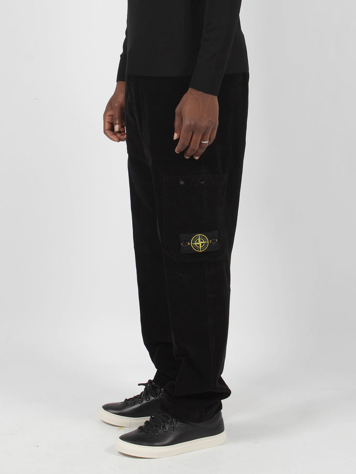 Corduroy cargo trousers