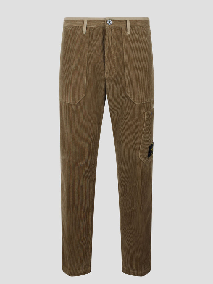 Corduroy cargo trousers