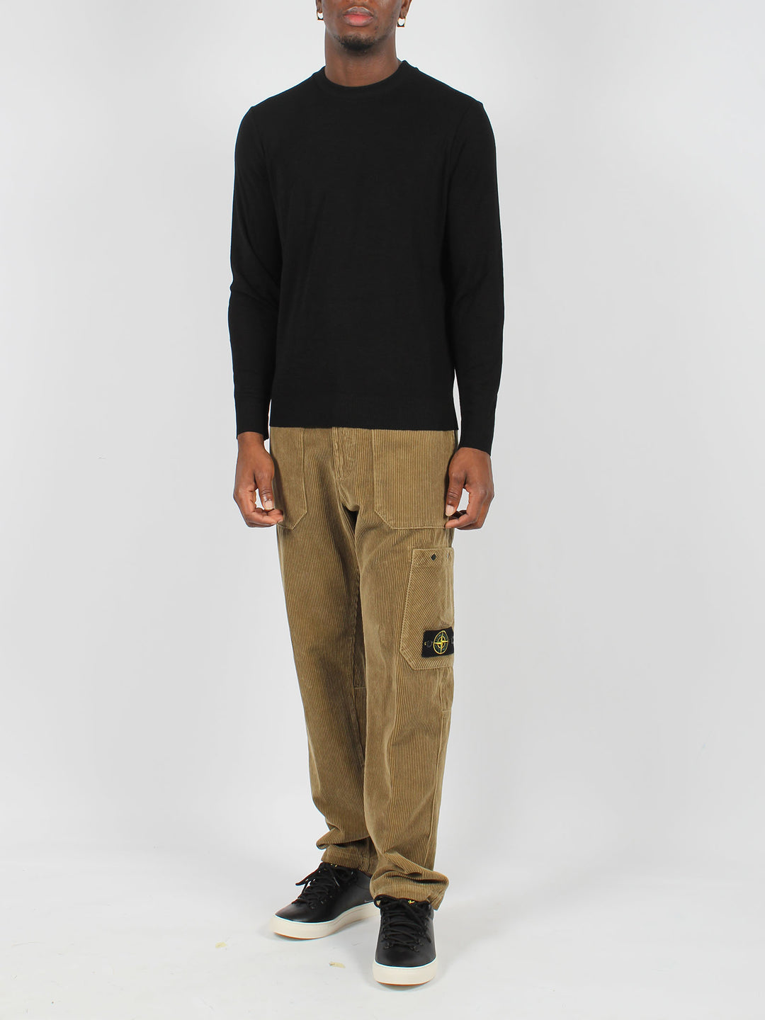 Corduroy cargo trousers