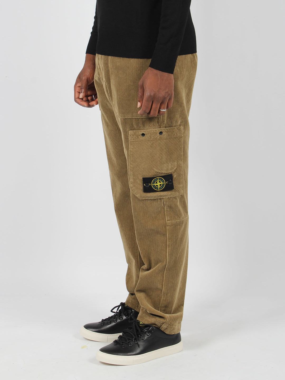 Corduroy cargo trousers