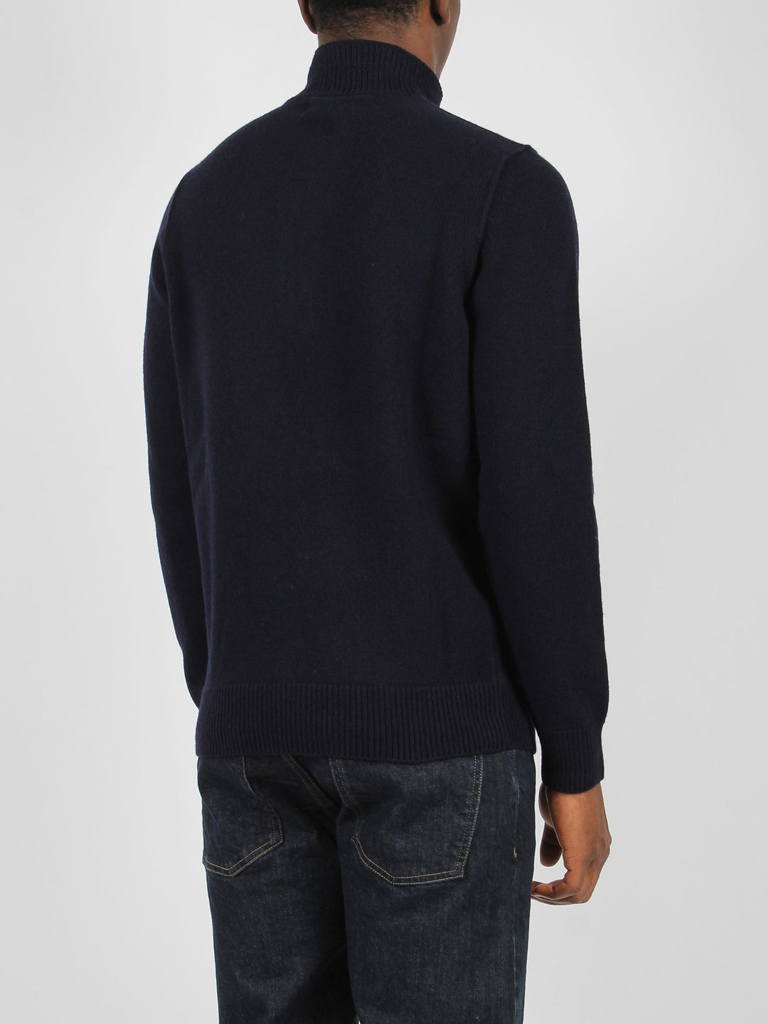 Half-zip knit pullover