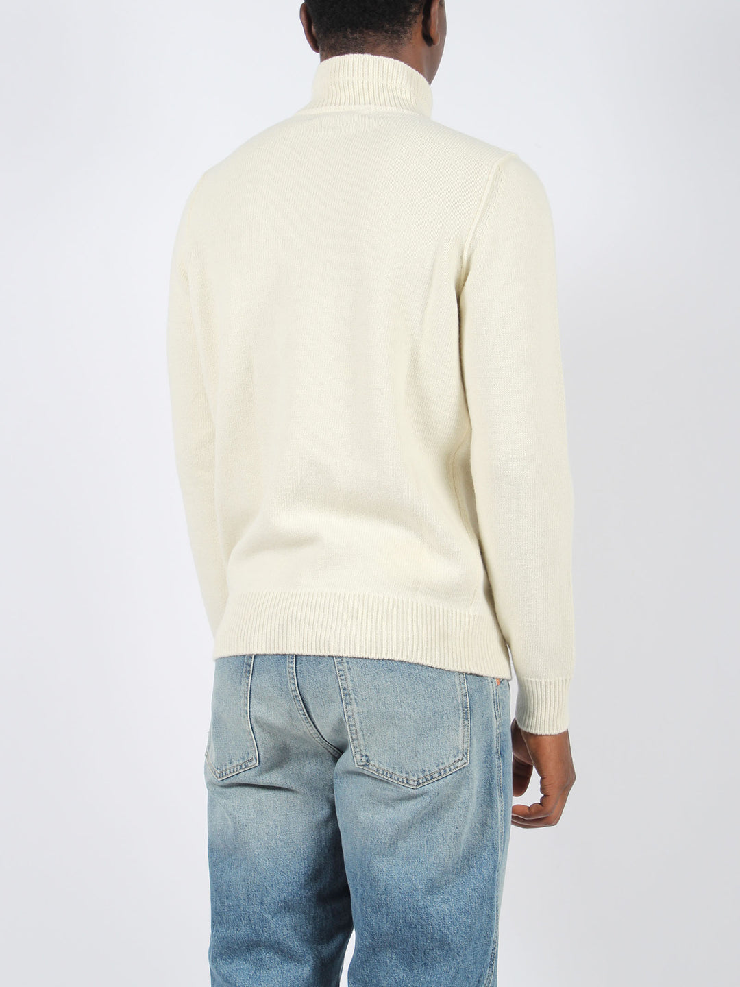 Half-zip knit pullover