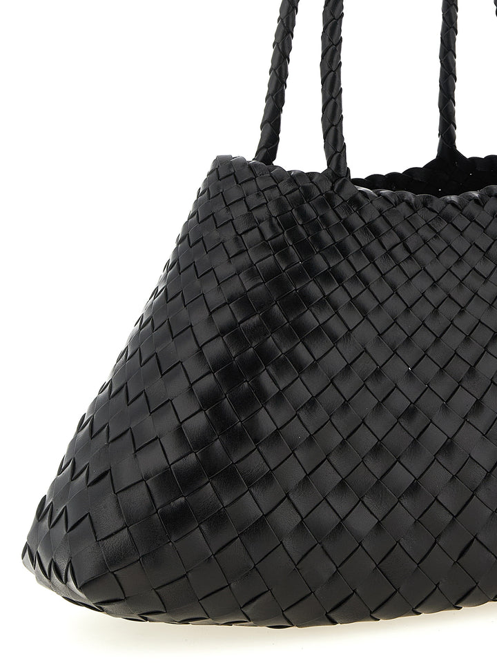 Dragon Diffusion Santa Croce Big Shoulder Bags - Black | 71135df9eafa44e1074c27fe7e1857099206faa2