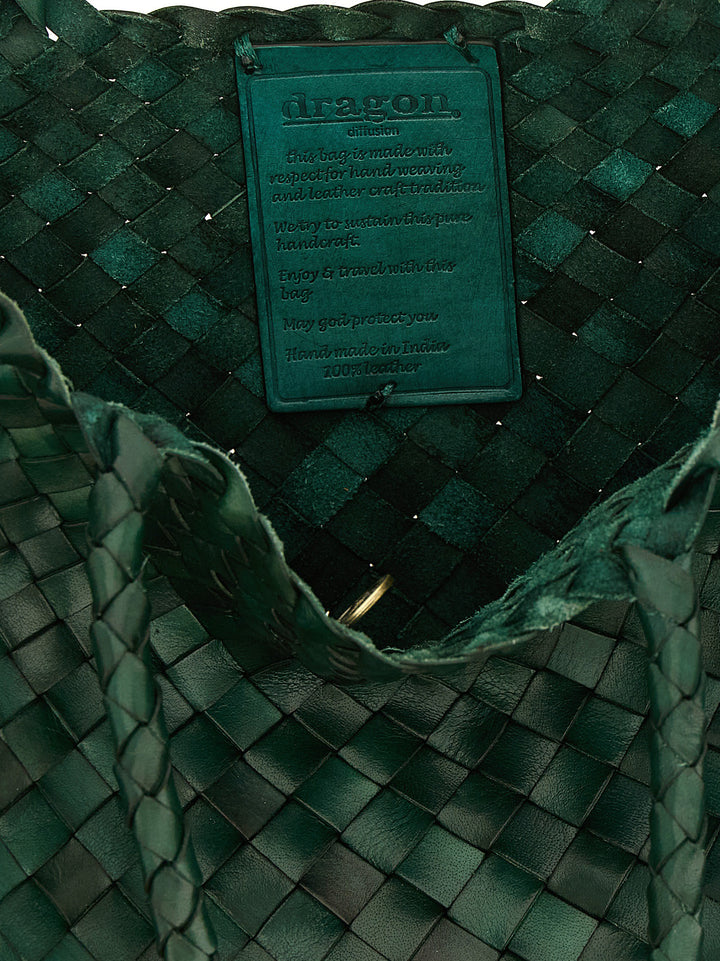 Dragon Diffusion Santa Croce Big Shoulder Bags - Green | bdd72a666c0f21dae25a43c8bcc9ec7ad6703cda