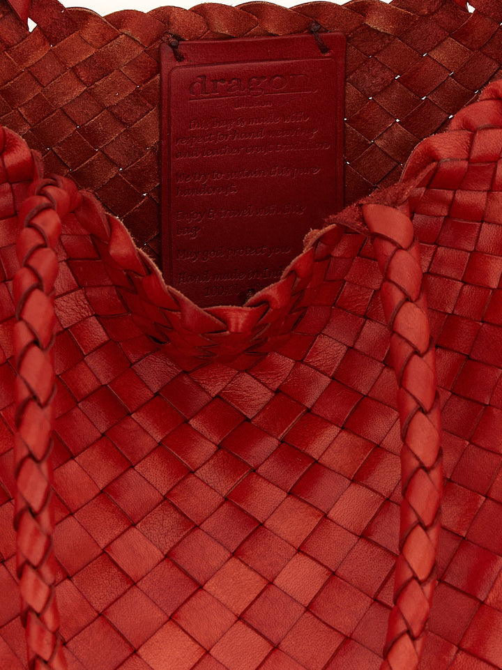 Dragon Diffusion Santa Croce Big Shoulder Bags - Red | e70a078ff4e27afa089053aa4c6bb0e8e9335bf8
