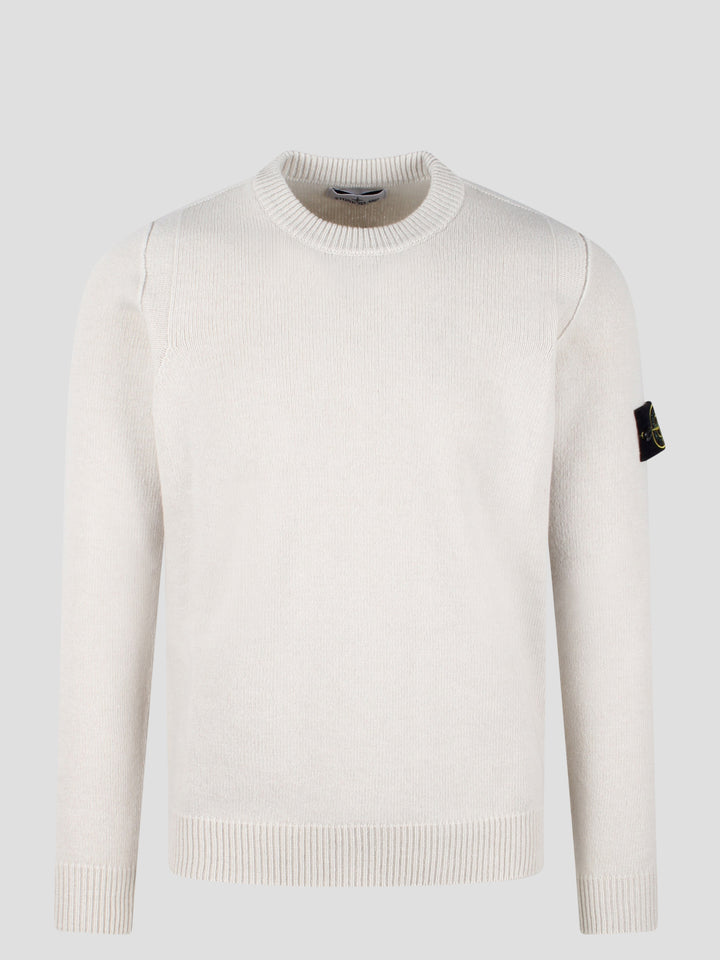 Lambswool crewneck sweater