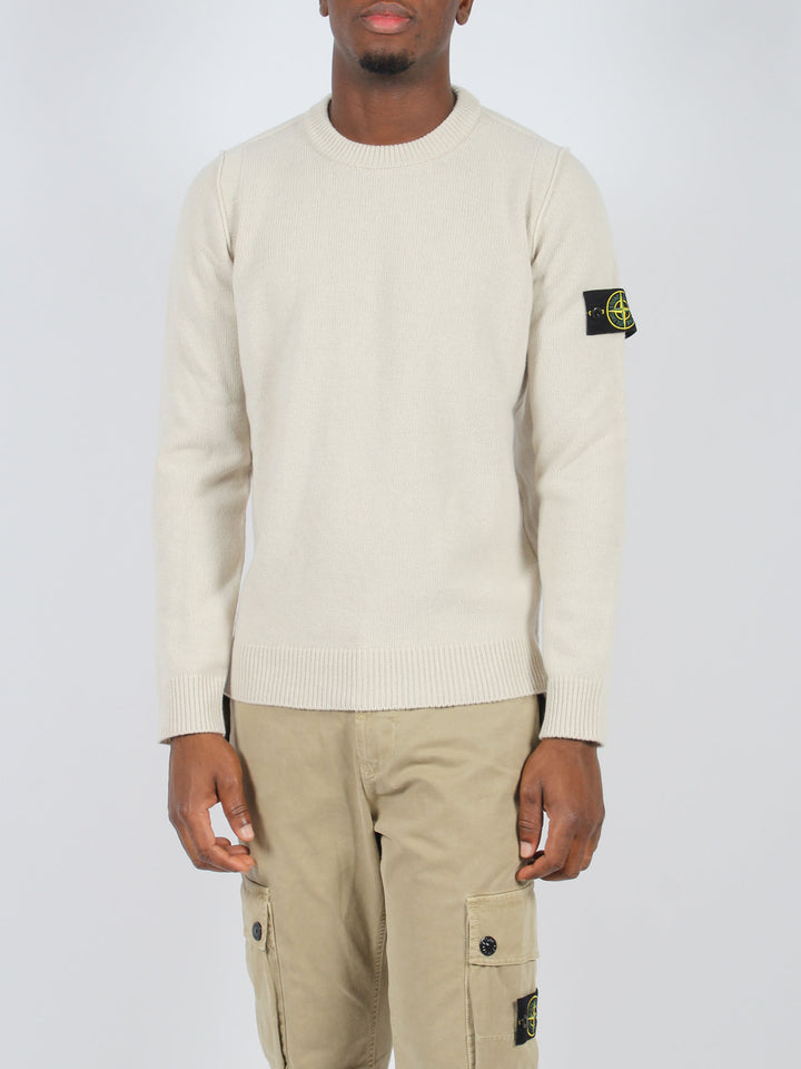 Lambswool crewneck sweater