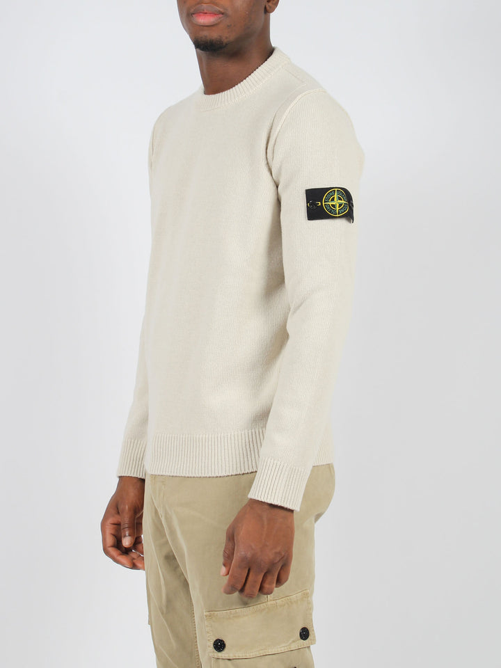 Lambswool crewneck sweater