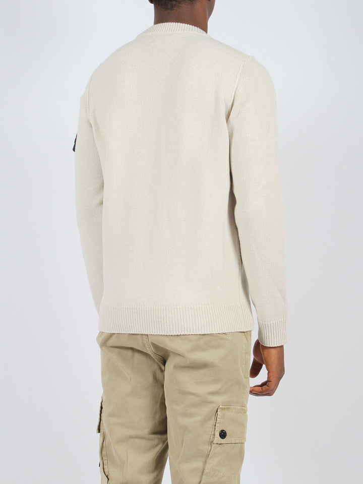 Lambswool crewneck sweater