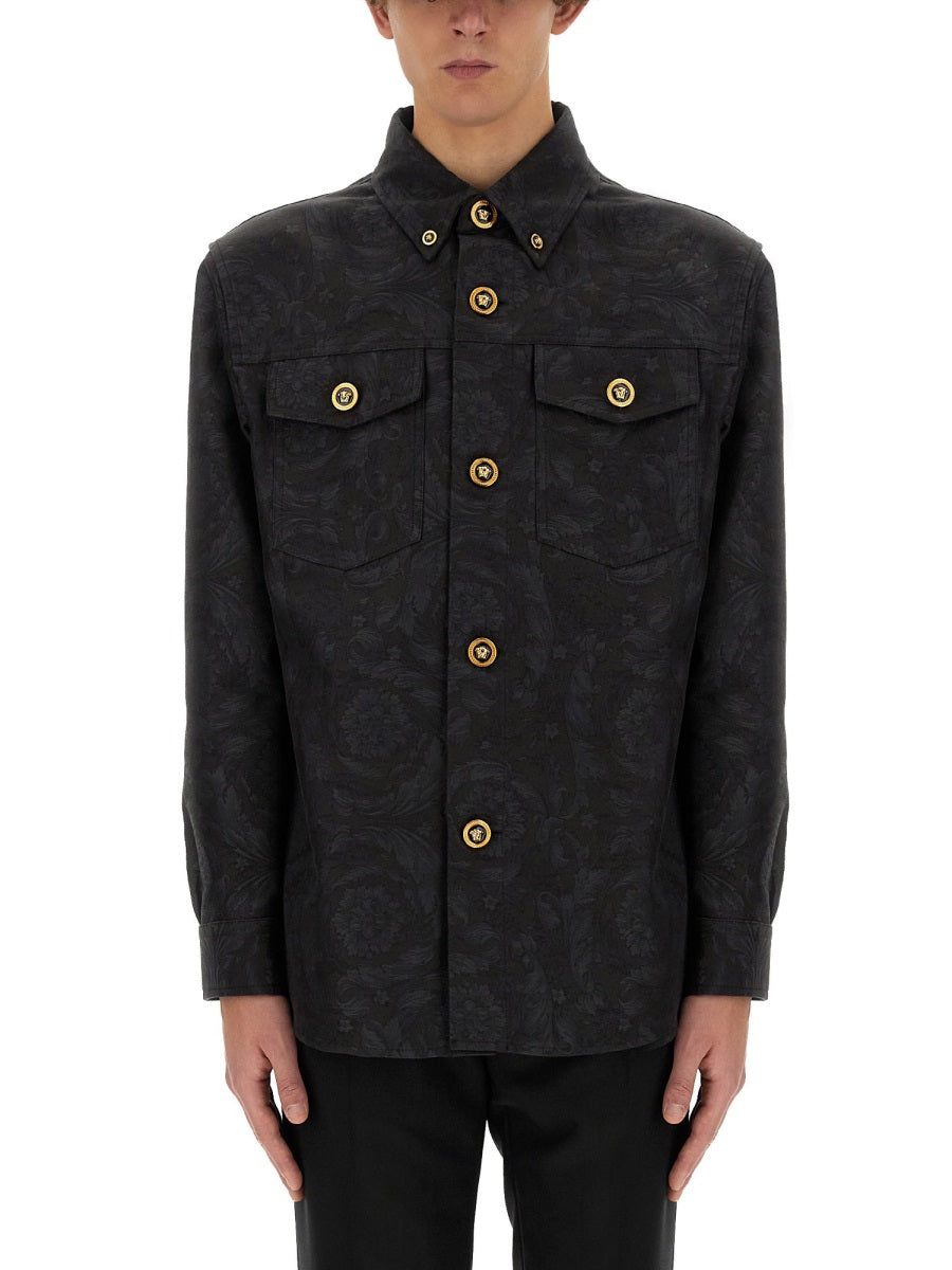 Versace Shirts - Black | Wanan Luxury