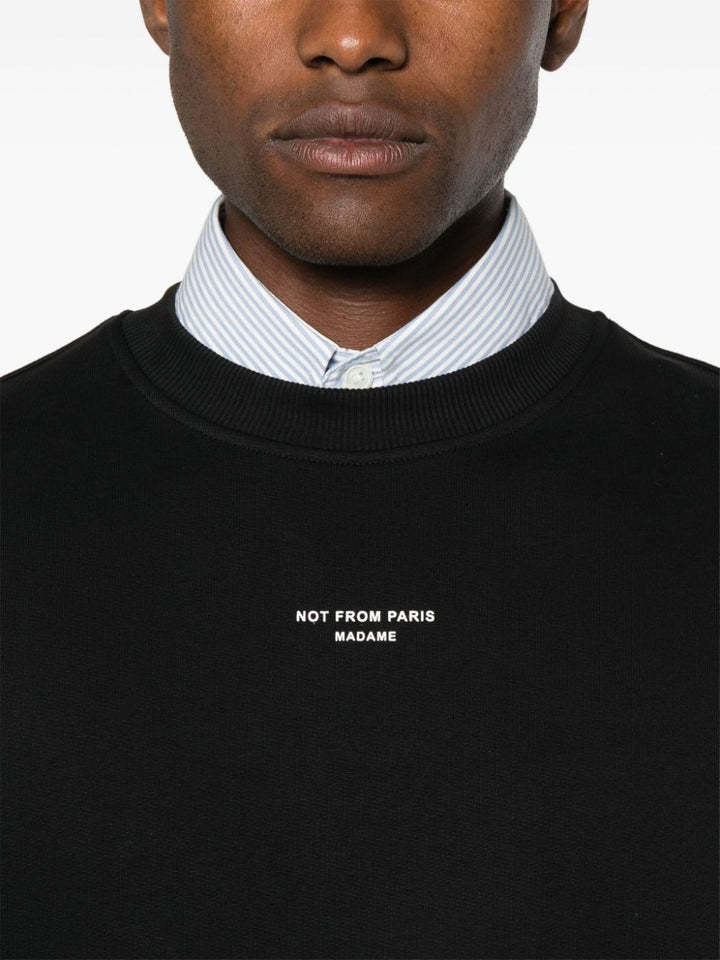 Top Le Sweatshirt Slogan Classique