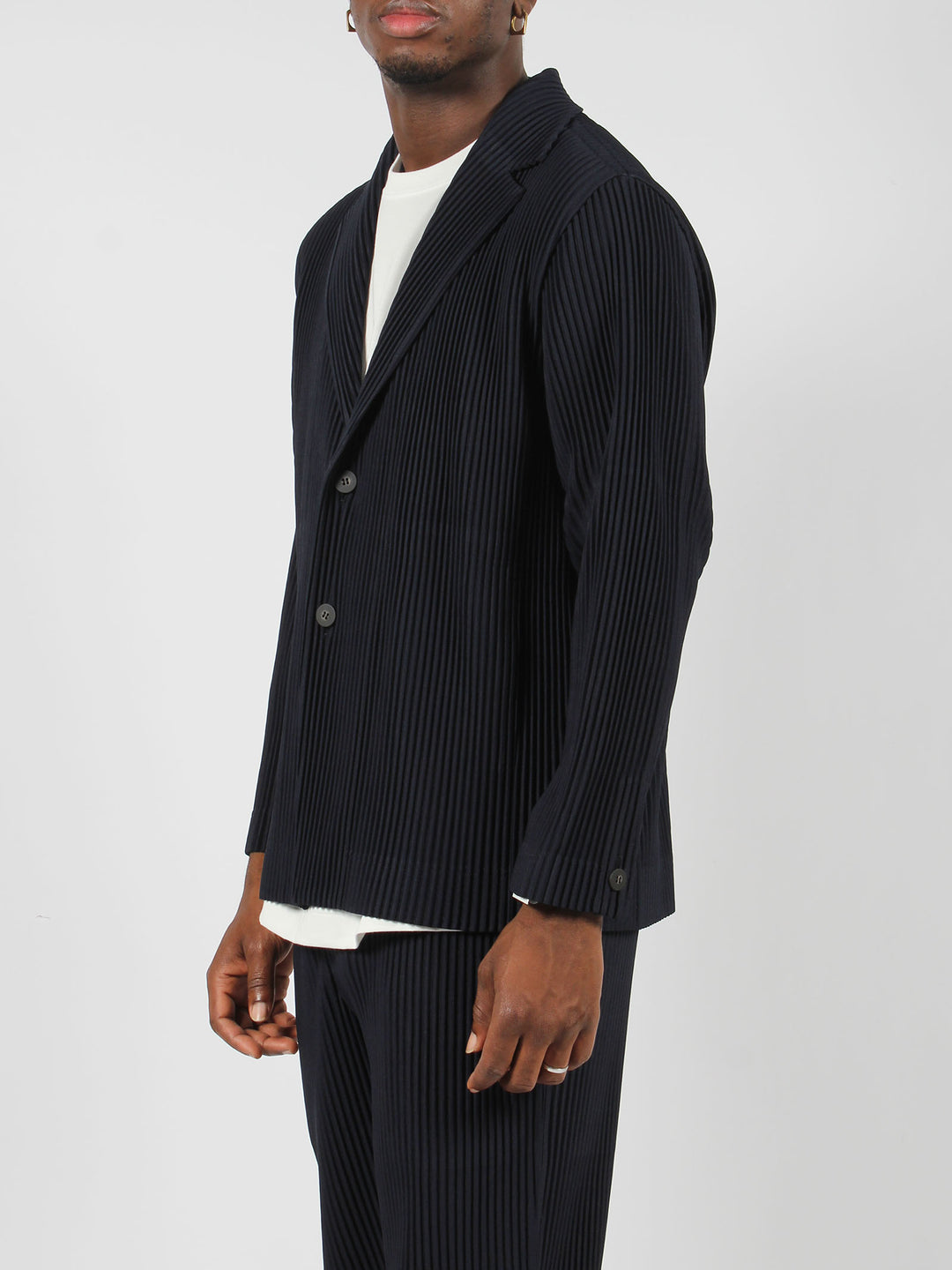 Pleated blazer