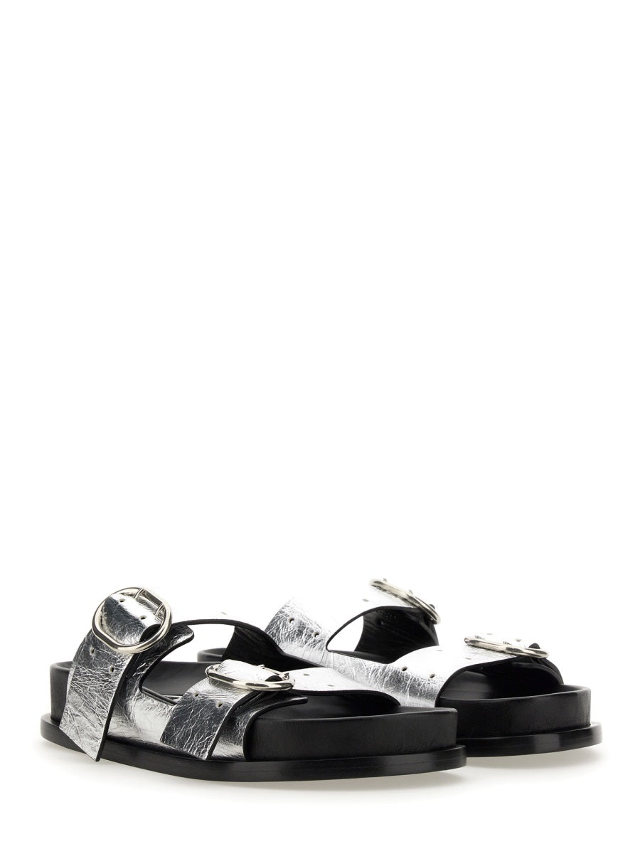Jil Sander Flat Shoes - Silver | Wanan Luxury