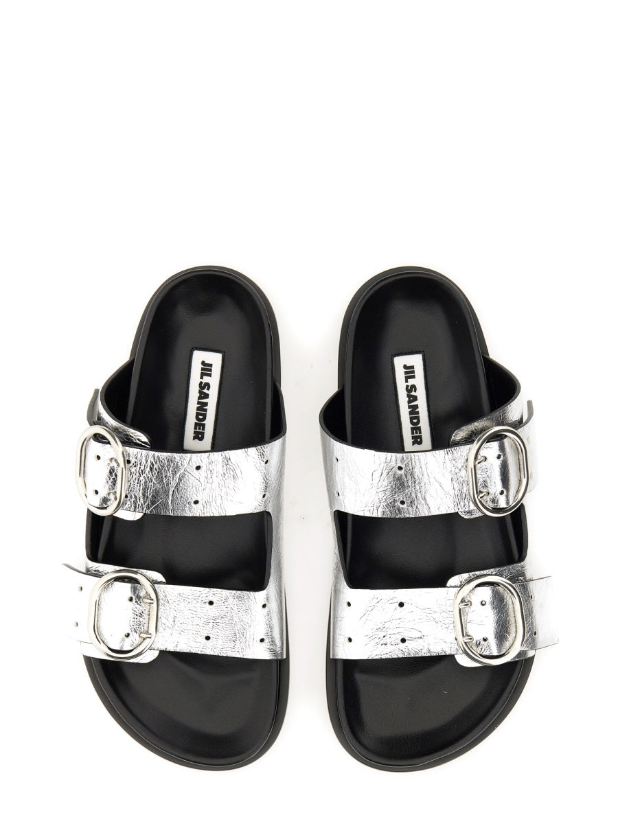Jil Sander Flat Shoes - Silver | Wanan Luxury