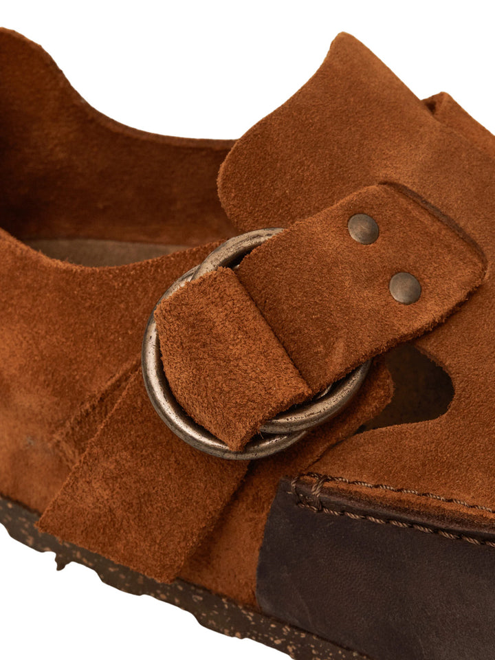 London moccasin suede narrow birkenstock x filson