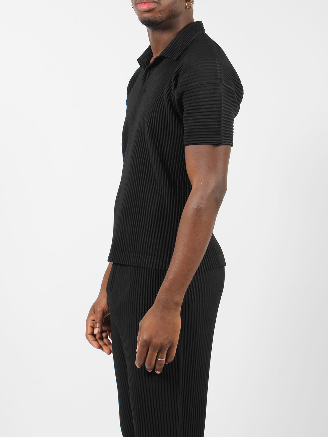 Pleated polo