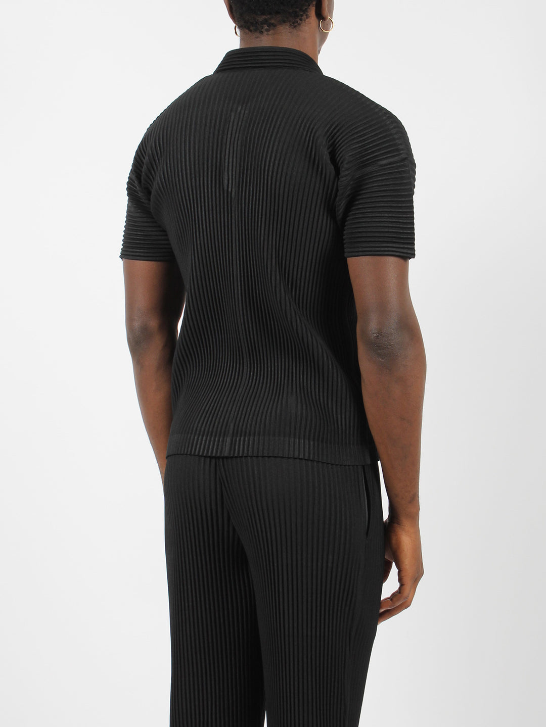 Pleated polo