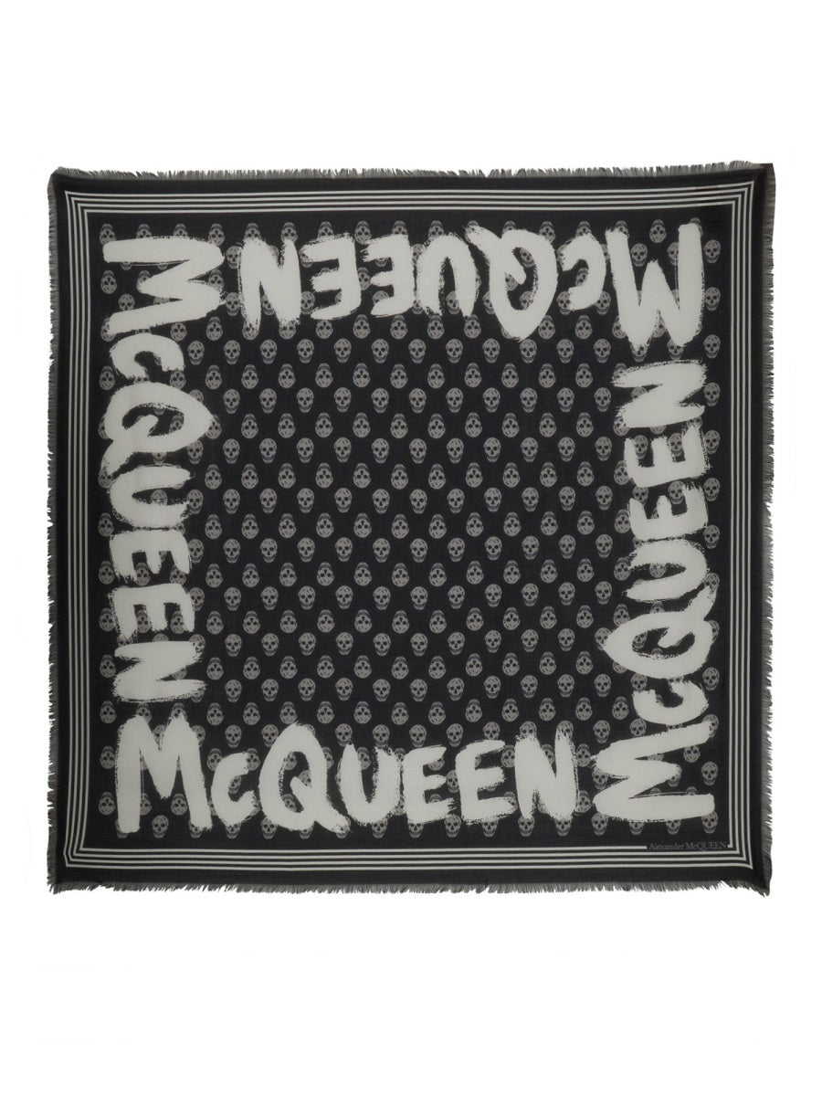 Alexander McQueen Scarves & Gloves - Black | Wanan Luxury