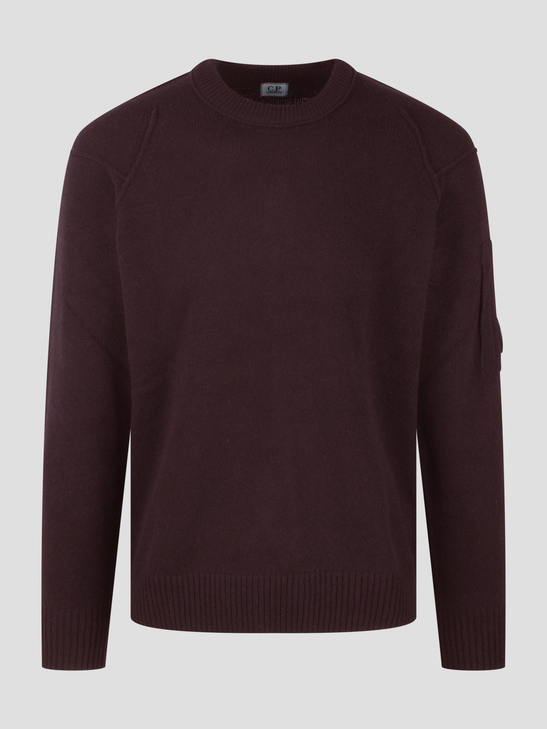 Lambswool grs crew neck knit