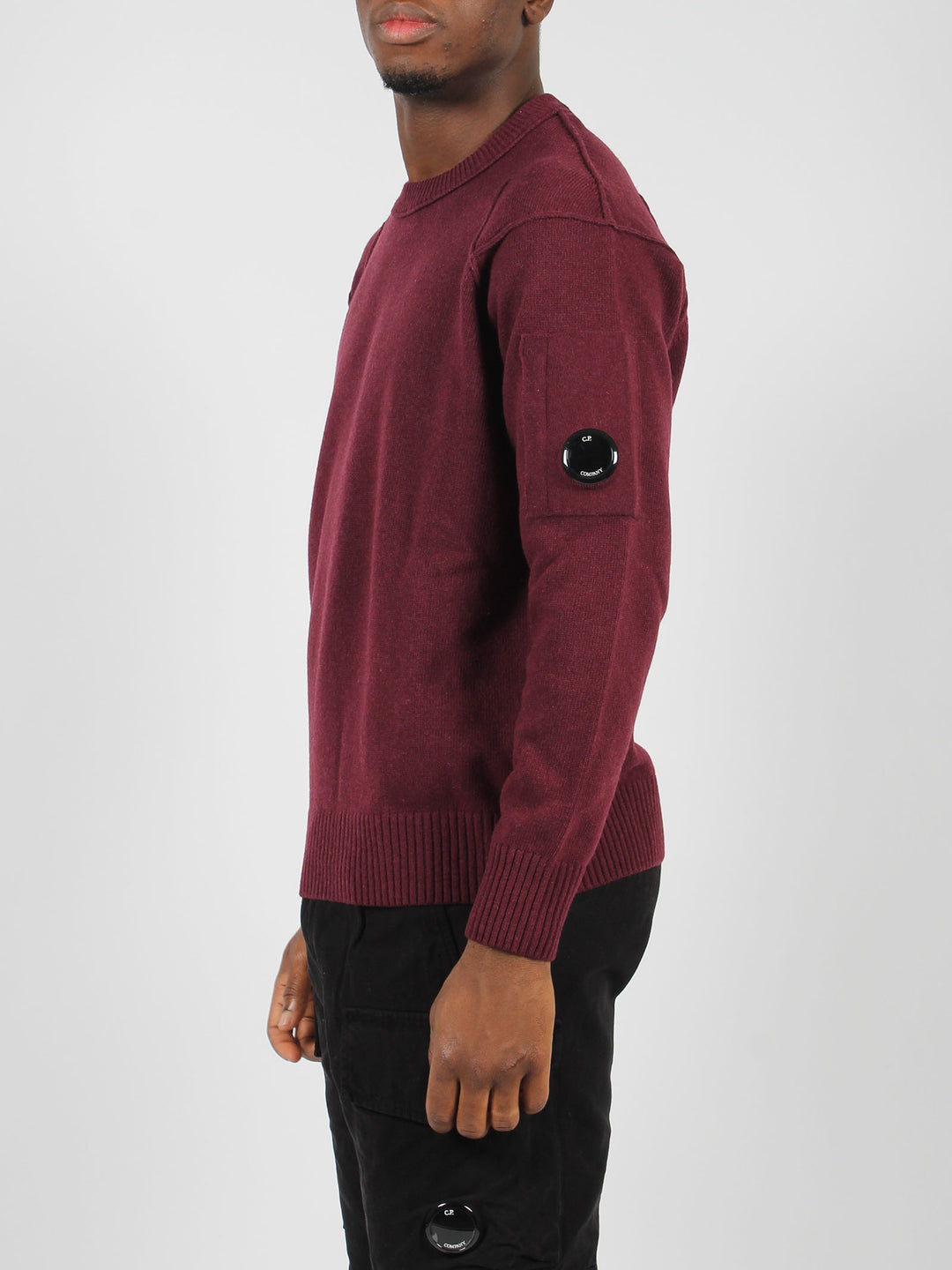 Lambswool grs crew neck knit