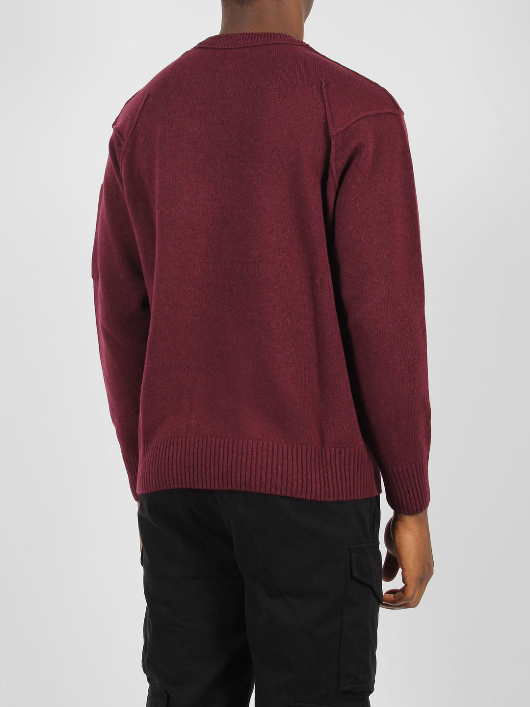 Lambswool grs crew neck knit