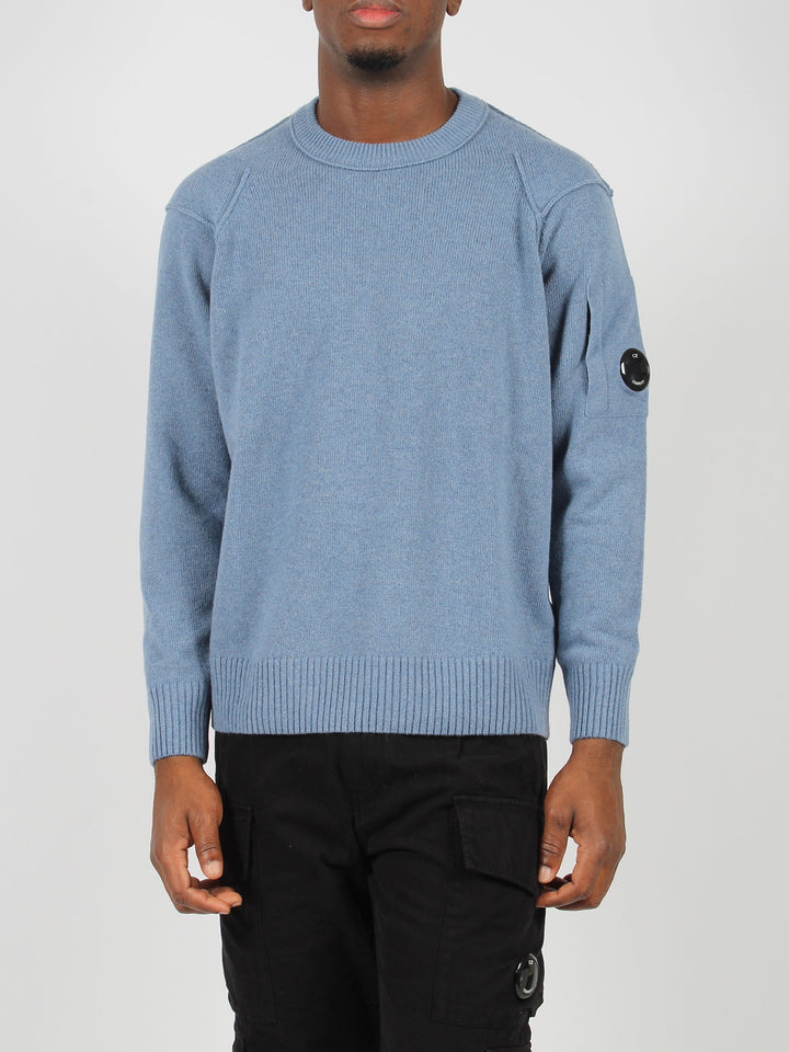 Lambswool grs crew neck knit