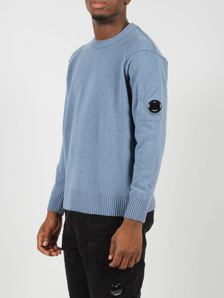 Lambswool grs crew neck knit