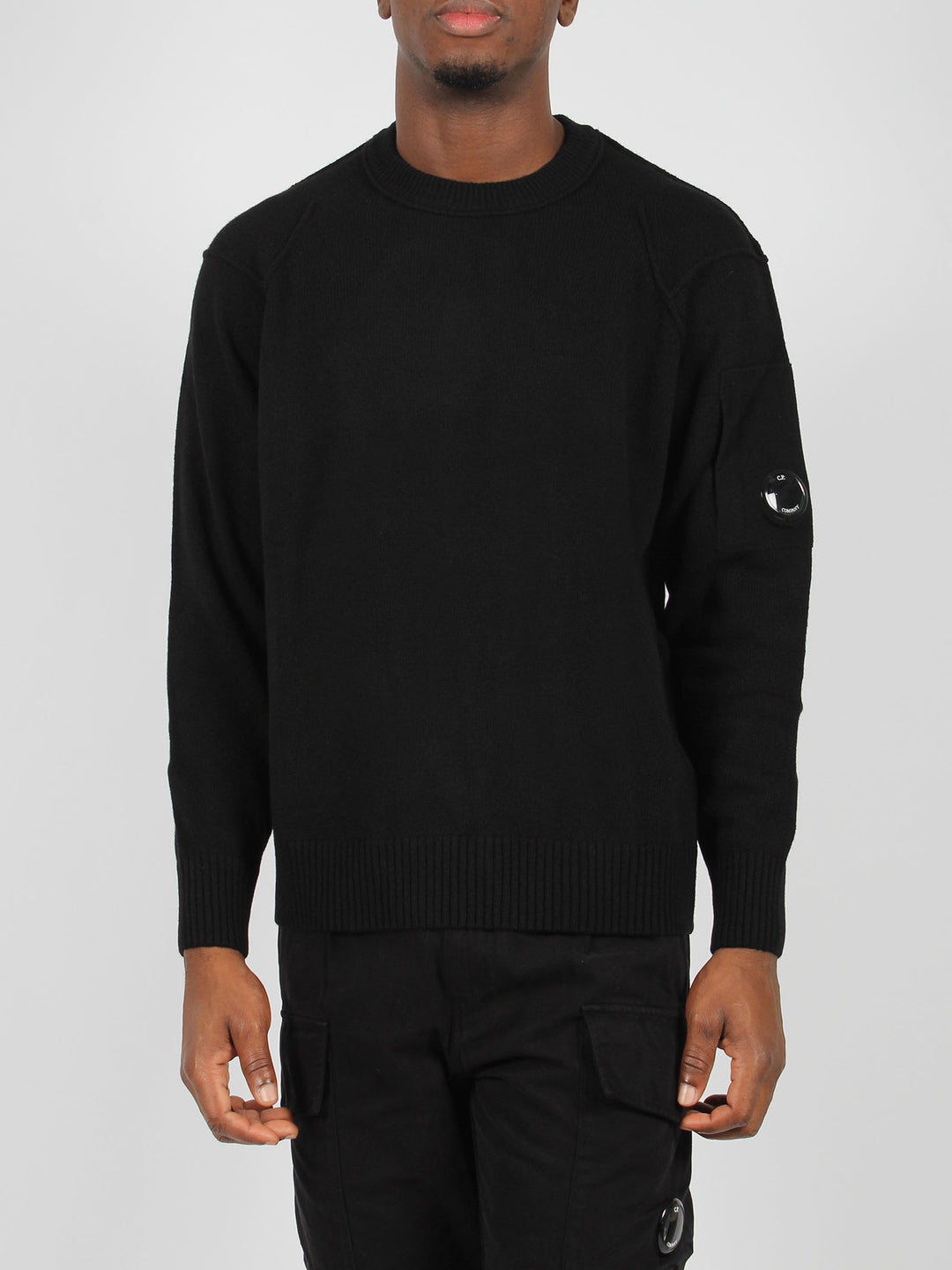 Lambswool grs crew neck knit