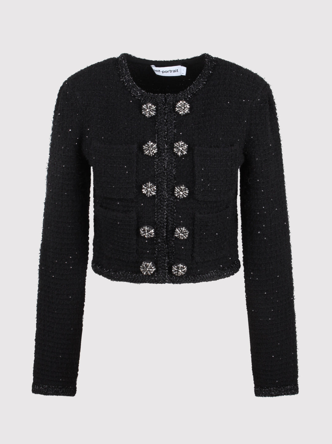 Textured knit jacket