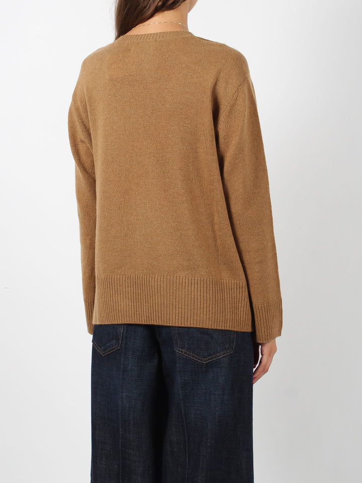 Relaxed round neck sweater