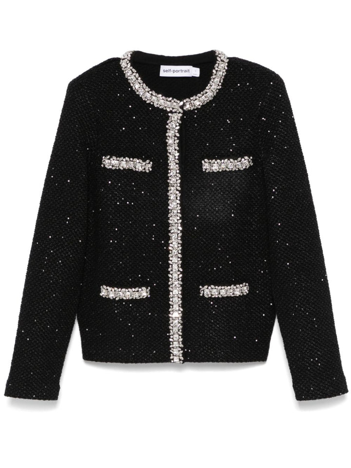 Jacket with sequins