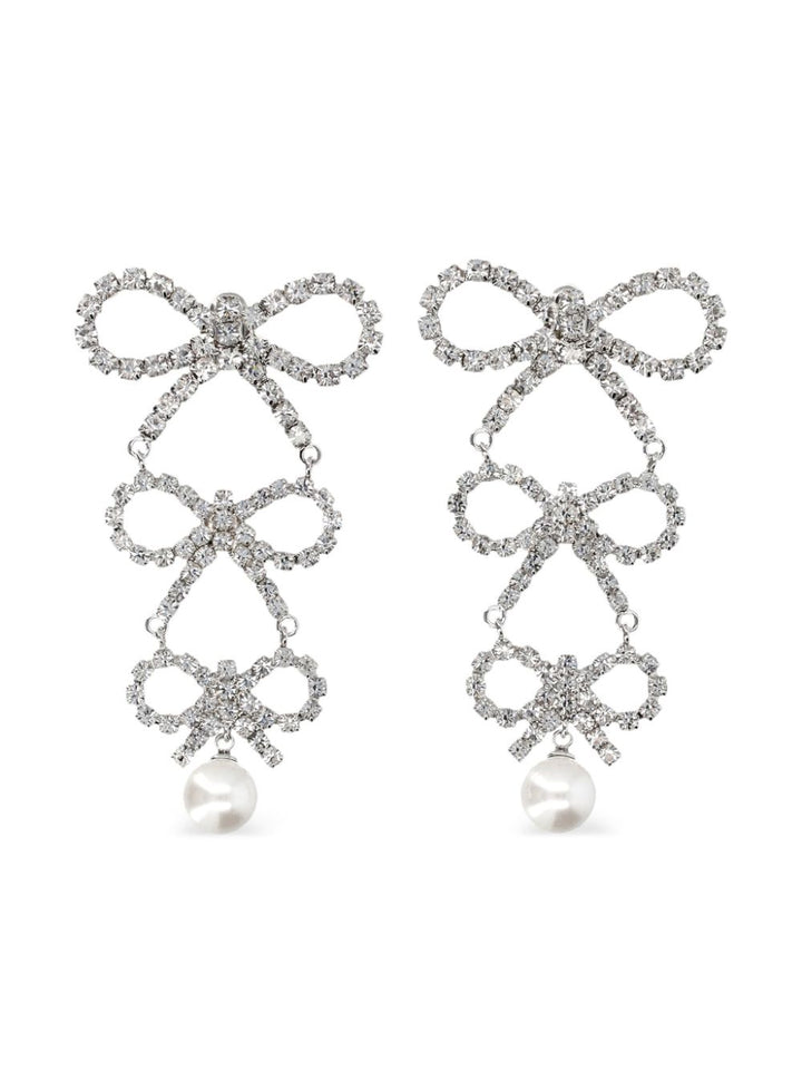 Earrings with crystals