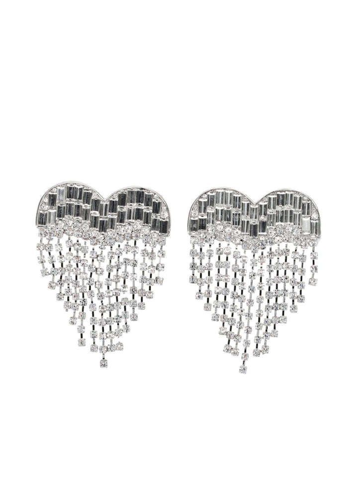 Crystal Heart earrings