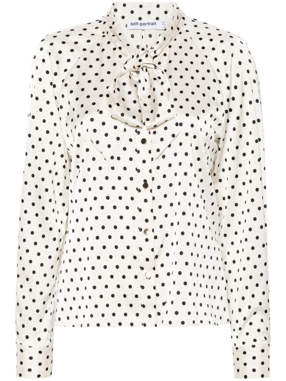 Polka dot blouse