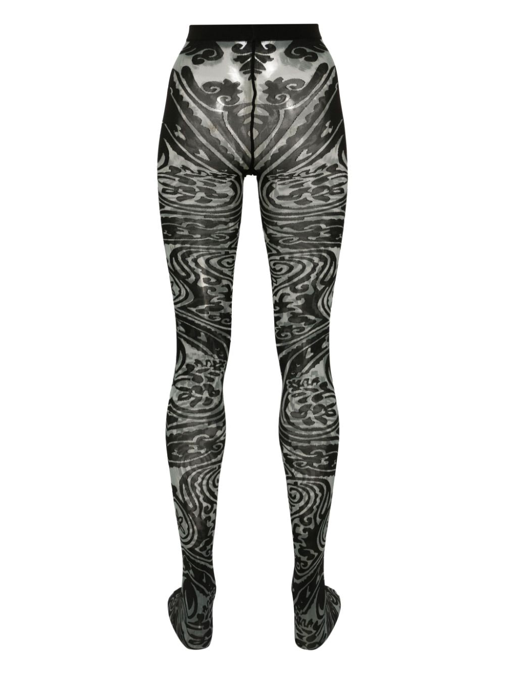 Wolford x ETRO Jacquard Body Tattoo tights